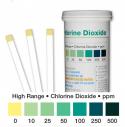 Bandelettes dioxyde de chlore 0 – 500 mg/l Tube de 50